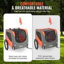 VEVOR Suņu velosipēda piekabe, līdz 30 kg, salokāma ar ātru atbrīvošanu un universālu savienotāju