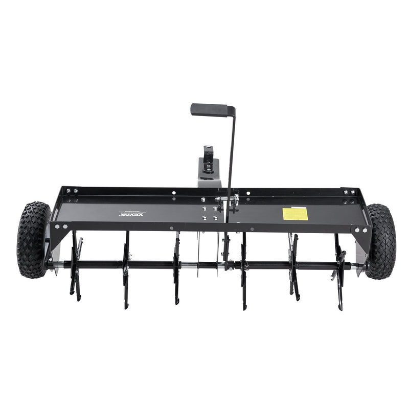 VEVOR velkamais zāliena dakšu aerators 1020 mm ar universālu sakabi