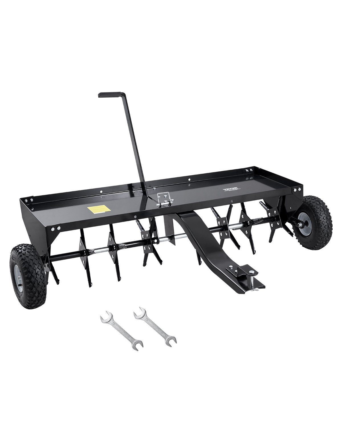 VEVOR velkamais aerators zālienam, 1220 mm, ar universālu sakabi