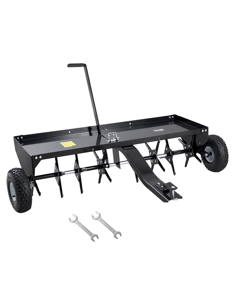 VEVOR velkamais aerators zālienam, 1220 mm, ar universālu sakabi