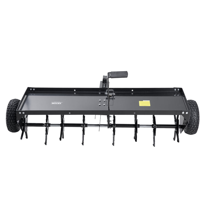VEVOR velkamais aerators zālienam, 1220 mm, ar universālu sakabi