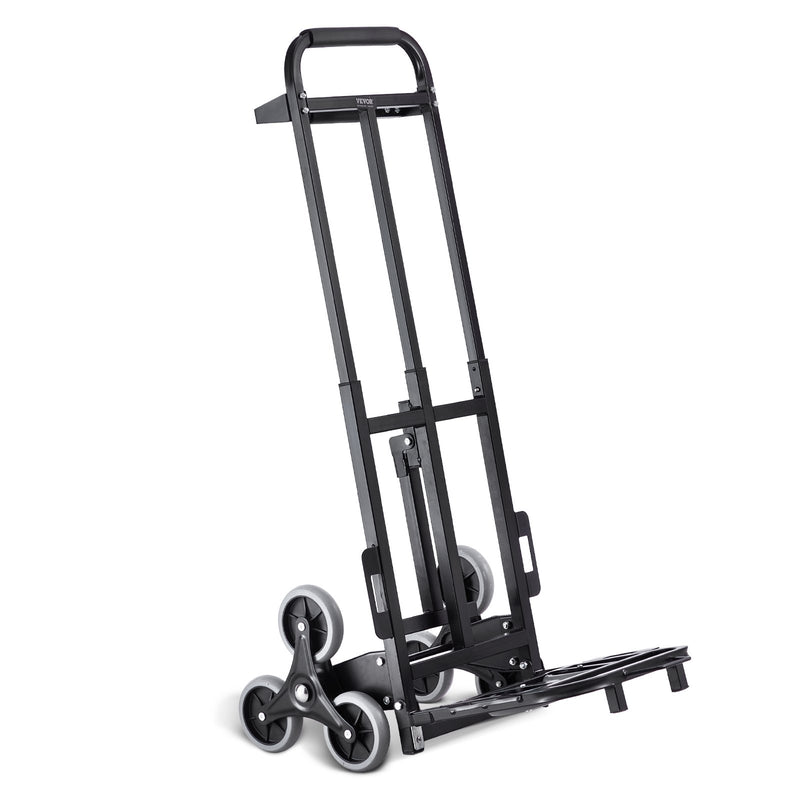VEVOR kāpņu rati, salokāmi, smagām kravām līdz 210 kg, ar 6 riteņiem