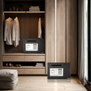 VEVOR 17 l iemaksas seifs ar priekšējo iemaksas atveri, paroles slēdzeni un pagriežamu rokturi, izturīgs kompakts naudas noguldījumu seifs skaidrai naudai, bankas kvītīm, rotaslietām, dokumentiem un rēķiniem, melns