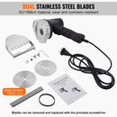 VEVOR 80W elektriskais šavarmas nazis ar 2 asmeņiem | Doner kebaba un girosa gaļas griezējs