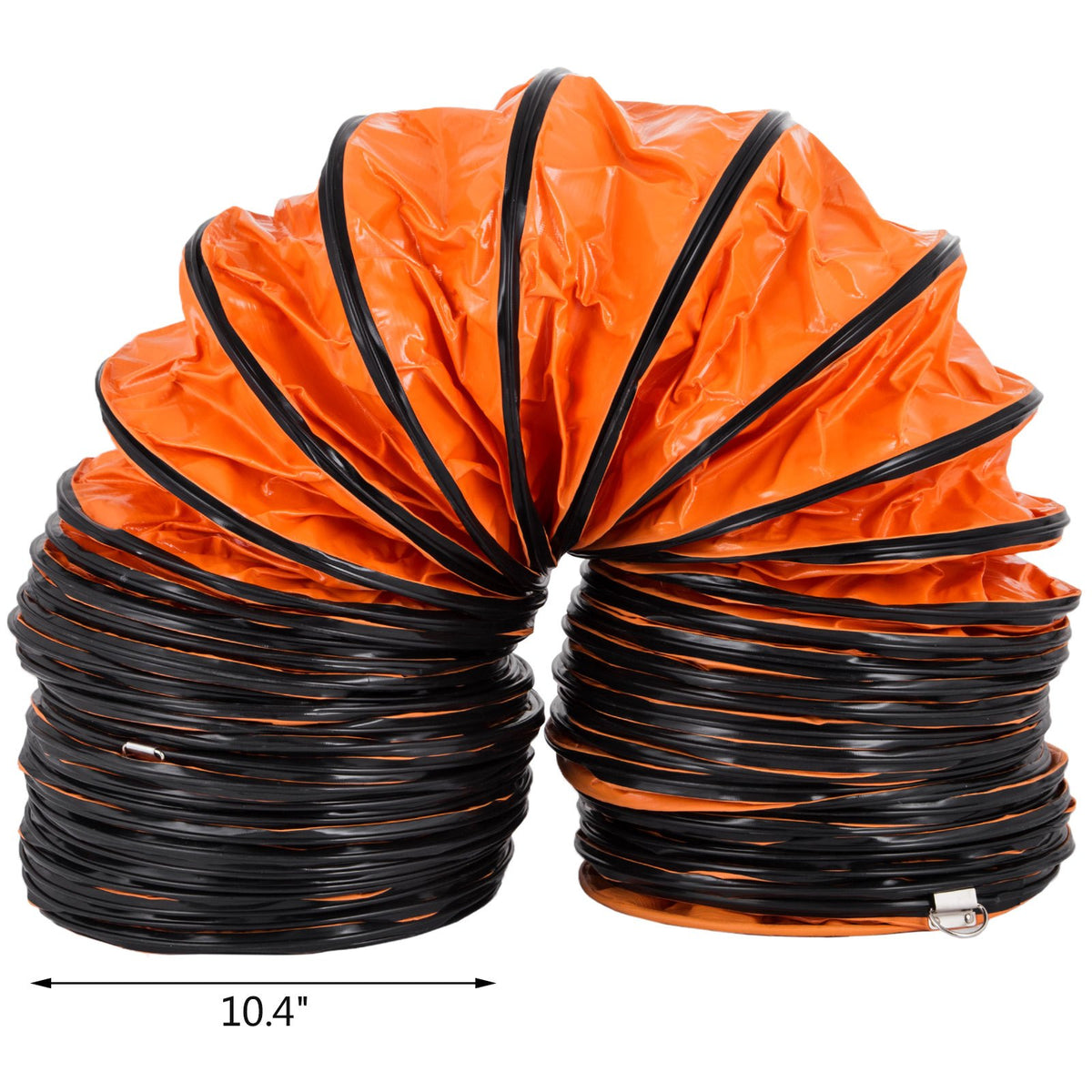 VEVOR 10 M/32ft PVC Flexible Air Duct Hose 300 MM/12 Inch Diameter for Exhaust Fans