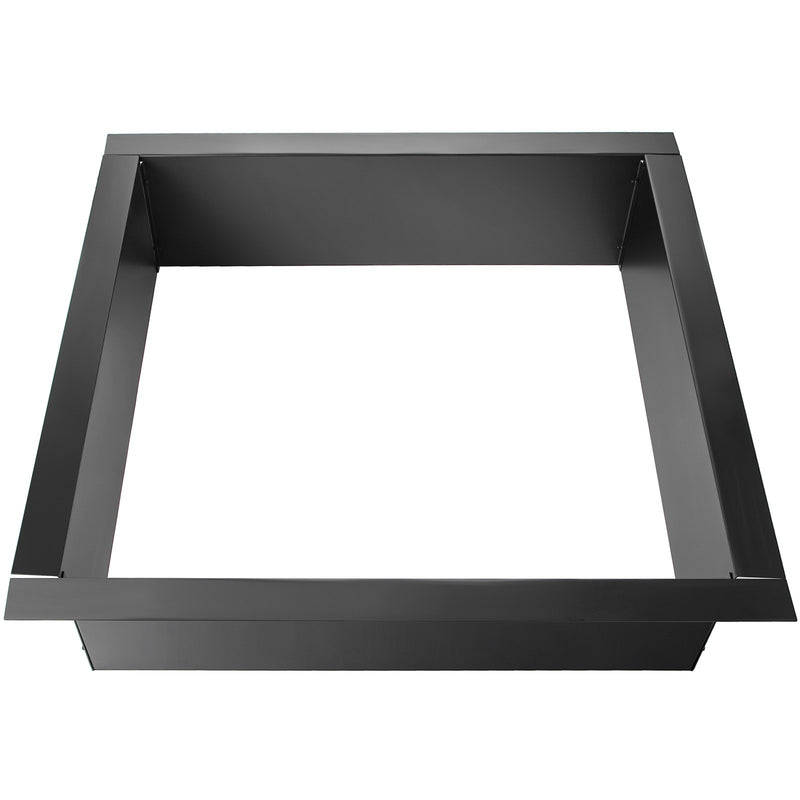 VEVOR ugunskura gredzens – 91 cm ārējais / 76 cm iekšējais tērauda ieliktnis (1,5 mm biezums) ar tvērējām – DIY zemē iebūvējams ugunskura ieliktnis dārzam, terasei un pagalmam