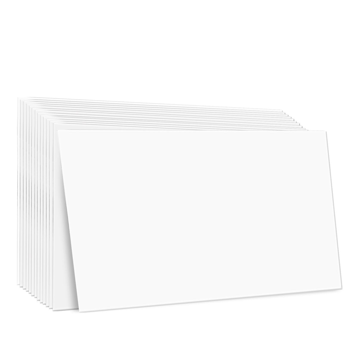 VEVOR 60.5 x 121.3 cm Ceiling Tiles Smooth White 10 Pack PVC Fire-Resistant