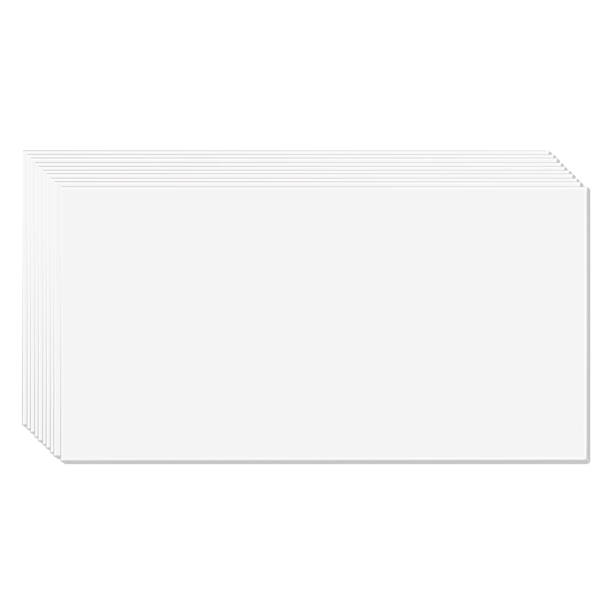 VEVOR 60.5 x 121.3 cm Ceiling Tiles Smooth White 10 Pack PVC Fire-Resistant