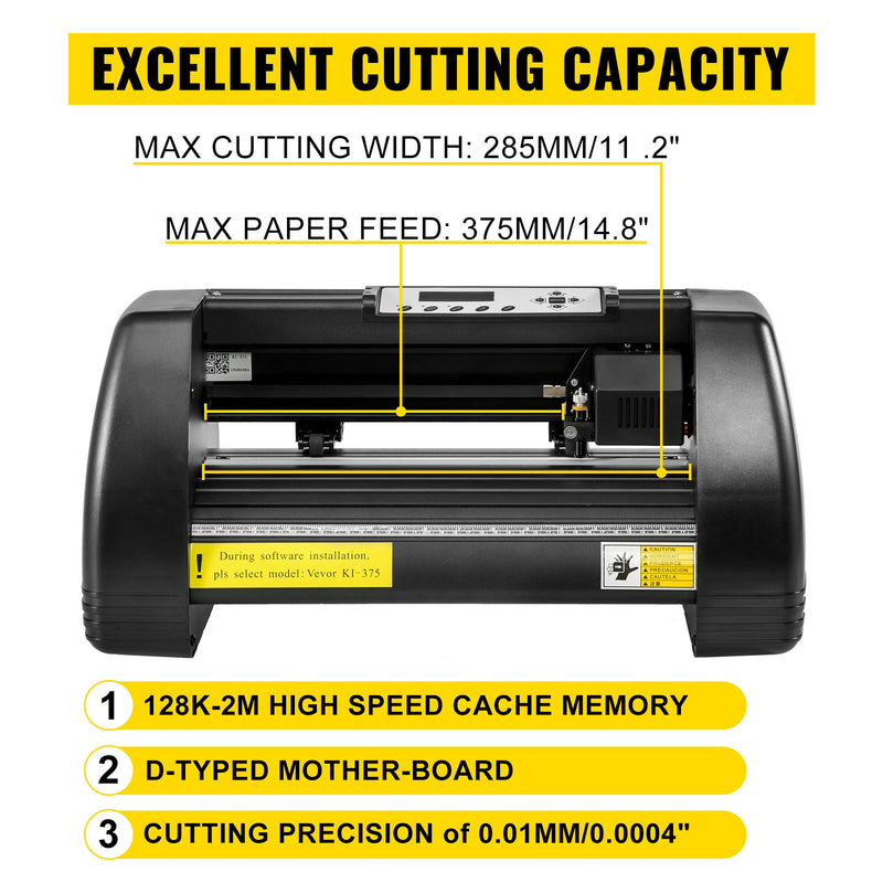 VEVOR 5-in-1 Siltuma prese 38 x 38 cm ar vinila griezēju un plotteru 35 cm, galda versija ar apgaismojumu T-kreklu drukāšanai