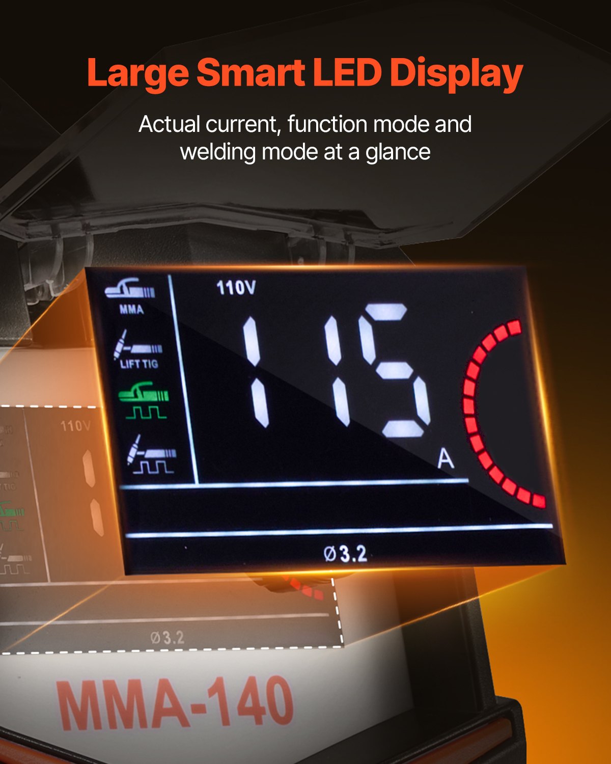 VEVOR TIG Welding Machine 4 in 1 – Pulse TIG, Lift TIG, MMA, Stick, IGBT, LED Display