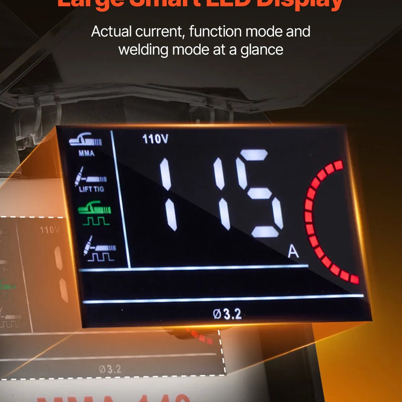 MMA Metinātājs 4-in-1 Metināšanas Mašīna Pulse MMA Lift STICK IGBT Invertorid ar LED