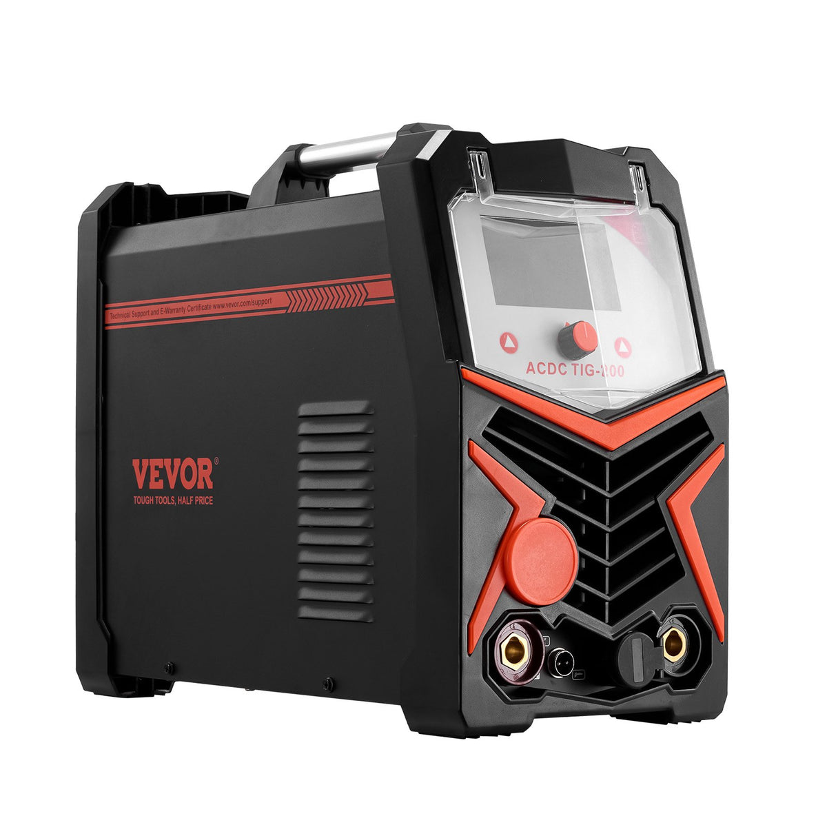 VEVOR TIG Welding Machine 200 A 6 in 1 for Aluminium – AC/DC TIG, AC/DC Pulse, Spot TIG, MMA, Synergic
