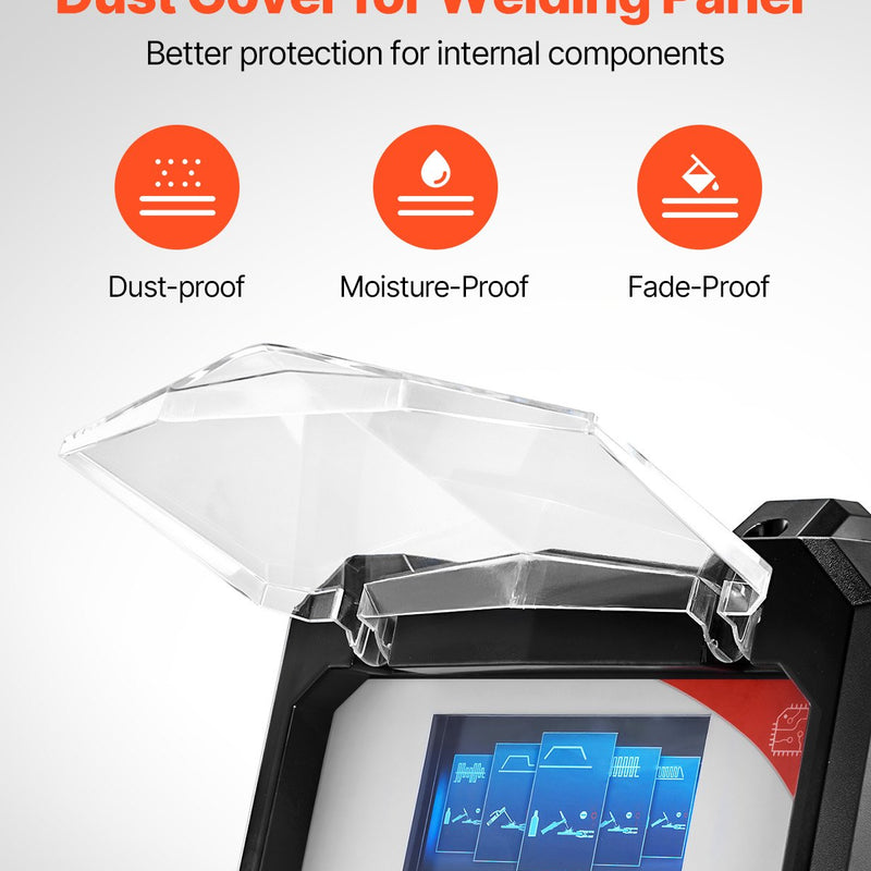 Metināšanas aparāts VEVOR TIG 200 A, 6-in-1 AC/DC, Pulse, Spot, MMA, Stick, IGBT, LED displejs