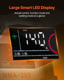 VEVOR TIG metināšanas aparāts 2-in-1 ar Lift funkciju, MMA elektrodu metināšanu, IGBT tehnoloģiju, karsto startu un LED displeju