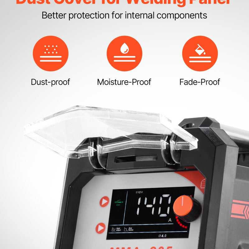 VEVOR TIG metināšanas aparāts 2-in-1 ar Lift funkciju, MMA elektrodu metināšanu, IGBT tehnoloģiju, karsto startu un LED displeju