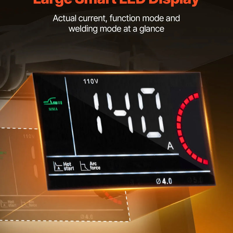 MMA Metinātājs 2-in-1 Metināšanas Mašīna Lift MMA Stick Loka IGBT Karstā Starta Funkcija ar LED