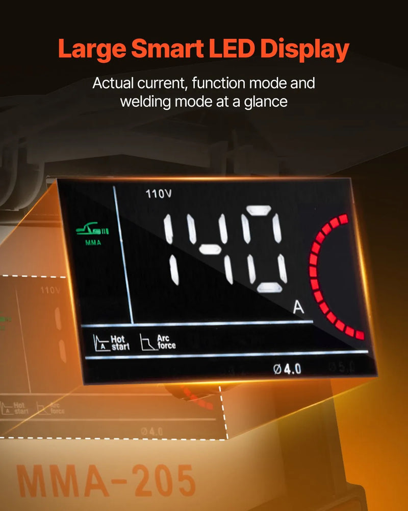 MMA Metinātājs 2-in-1 Metināšanas Mašīna Lift MMA Stick Loka IGBT Karstā Starta Funkcija ar LED