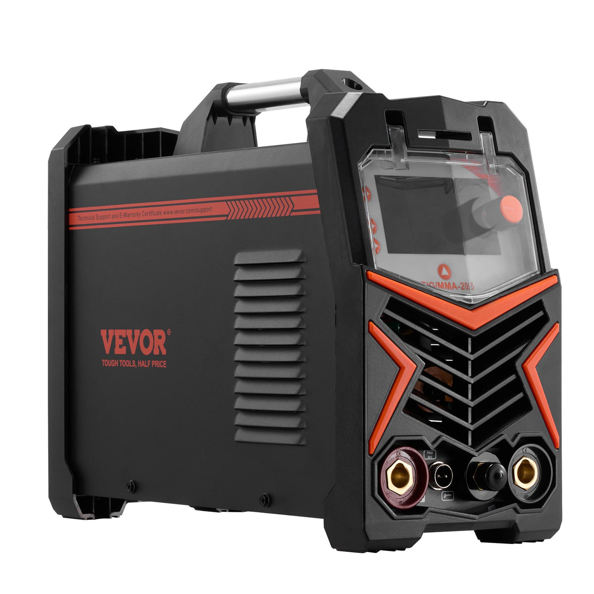 VEVOR TIG-keevitusaparaat 3-ühes – Pulse TIG, TIG, MMA, IGBT-inverter, LED-näidik