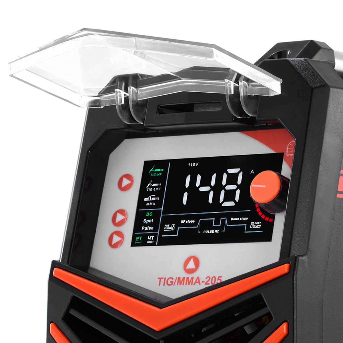 VEVOR TIG-keevitusaparaat 3-ühes – Pulse TIG, TIG, MMA, IGBT-inverter, LED-näidik