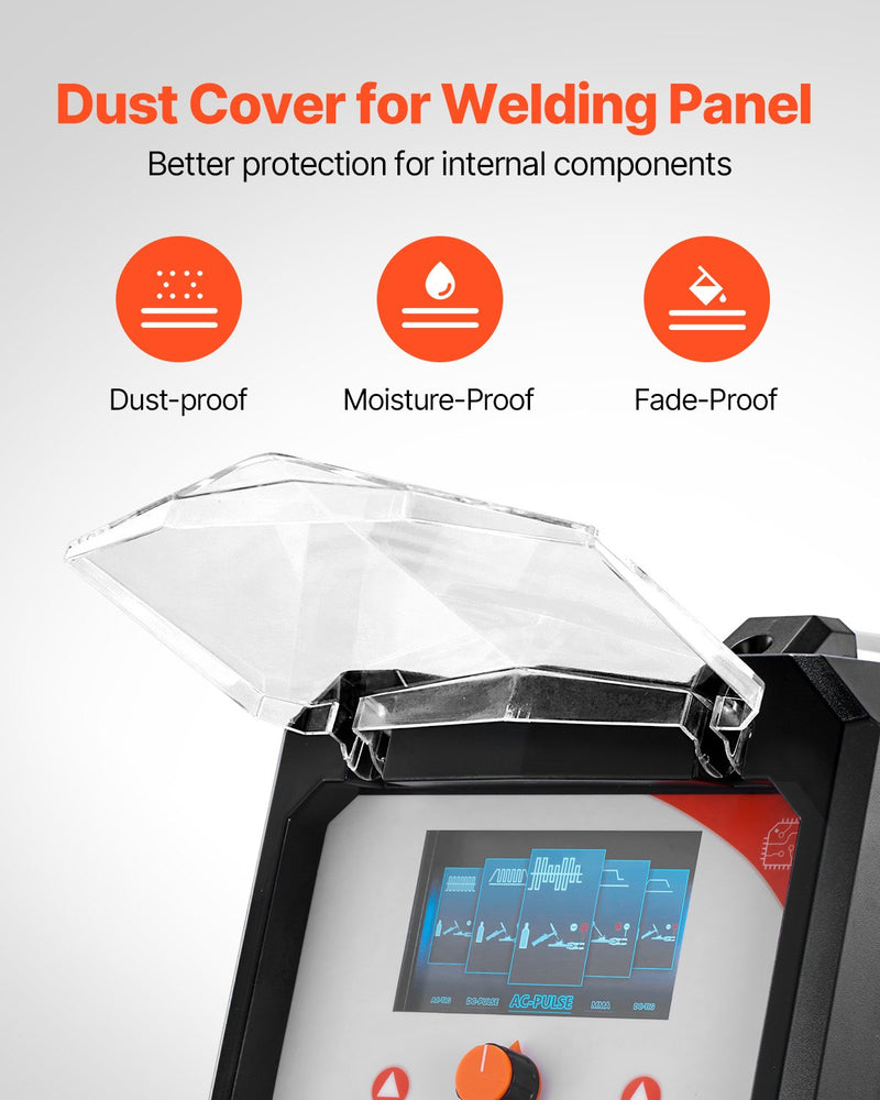 VEVOR TIG Metināšanas aparāts 200 A, 6-in-1 AC/DC, Pulse, MMA, Spot, Stick, IGBT inverterid