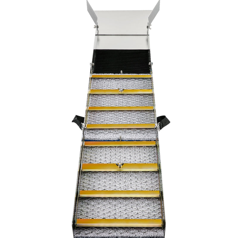 VEVOR Salokāms alumīnija sakausējuma grāvējs, kompakts 127 cm grāvējs zelta ieguvei, portatīvs grāvējs ar kalnraču sūnām, upē, strautā, zelta meklēšana, ieguve, drenāža