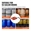 VEVOR metāla mucas sildītājs 208 l, 1200 W, platums 25 cm, regulējams 30-150 °C