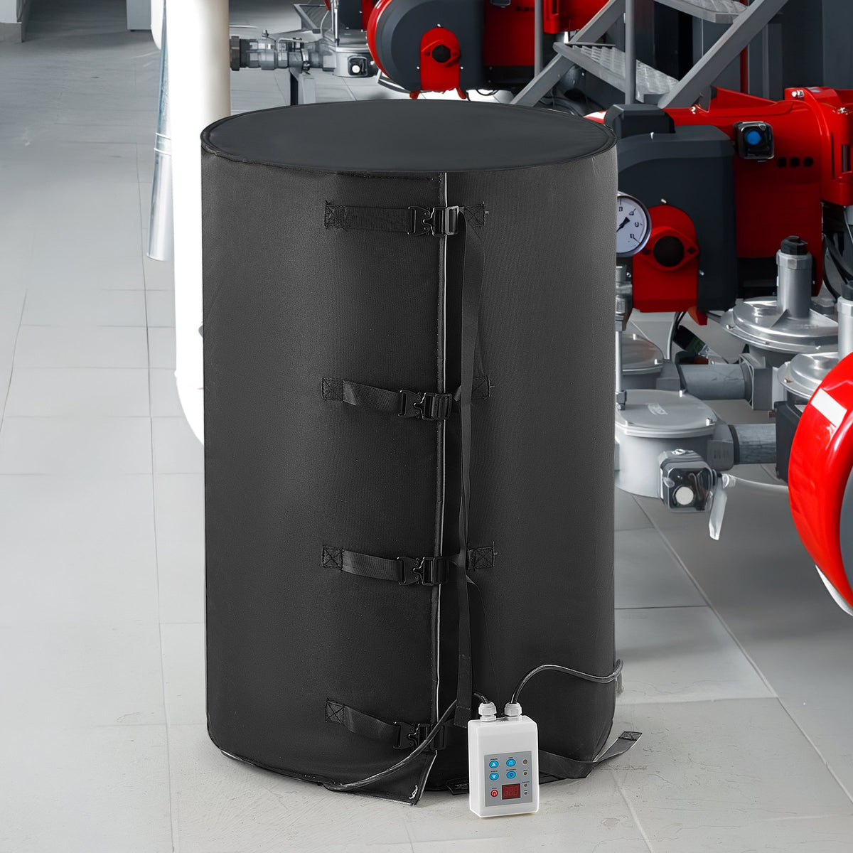 VEVOR 208.2 L 1300W Metal Drum Heater -18–63℃ with Independent Thermostat Control