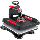 VEVOR 5-in-1 siltumspiedes iekārta - 38 x 38 cm, 360° grozāma termoprese ar 1000 W jaudu, divkāršo sildīšanas sistēmu, piemērota krekliem, cepurēm, krūzēm un šķīvjiem