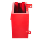 Balasta kaste 3 punktu 1. kategorijas traktoram ar ātro uzkabi, pretatsvars, sarkana