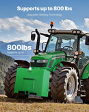 Balasta kaste traktoram, 3 punktu kategorija 1, Easy Tach stiprinājums, pretatsvars, zaļa