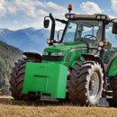 Balasta kaste traktoram, 3 punktu kategorija 1, Easy Tach stiprinājums, pretatsvars, zaļa