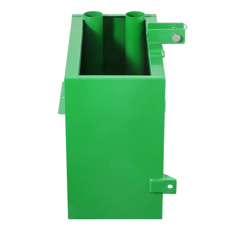 Balasta kaste traktoram, 3 punktu kategorija 1, Easy Tach stiprinājums, pretatsvars, zaļa