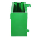 Balasta kaste traktoram, 3 punktu kategorija 1, Easy Tach stiprinājums, pretatsvars, zaļa