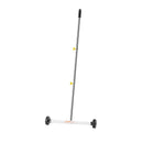 VEVOR magnētiskais savācējs ar riteņiem 43 cm, kravnesība 4,5 kg, viegls magnētiskais savākšanas rīks ar regulējamu rokturi naglu un skrūvju savākšanai garāžās un jumtu darbos