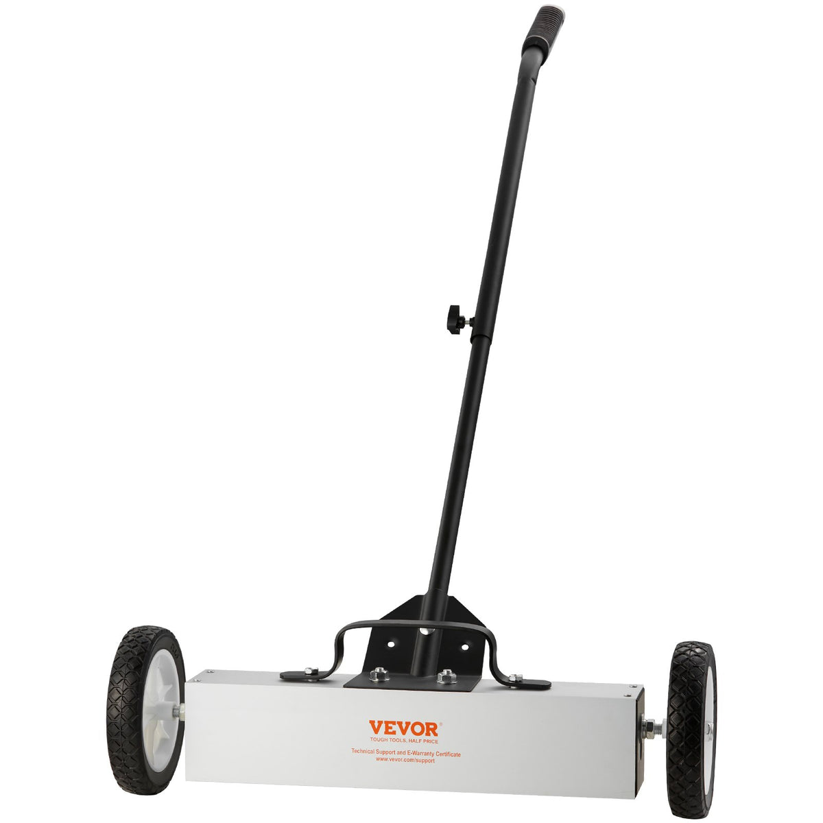 VEVOR 20 kg ritošais magnētiskais savācējs ar riteņiem, 46 cm platums, teleskopisks rokturis