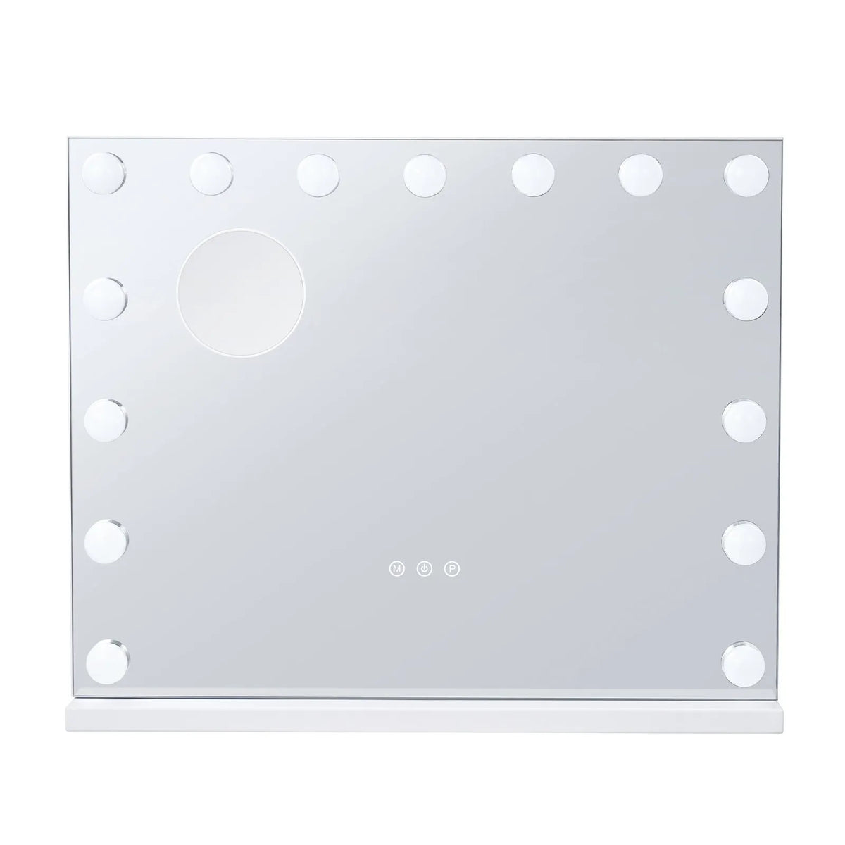 VEVOR Holivudas tualetes spogulis ar apgaismojumu un USB, galda vai sienas stiprinājums, 58 × 46 cm