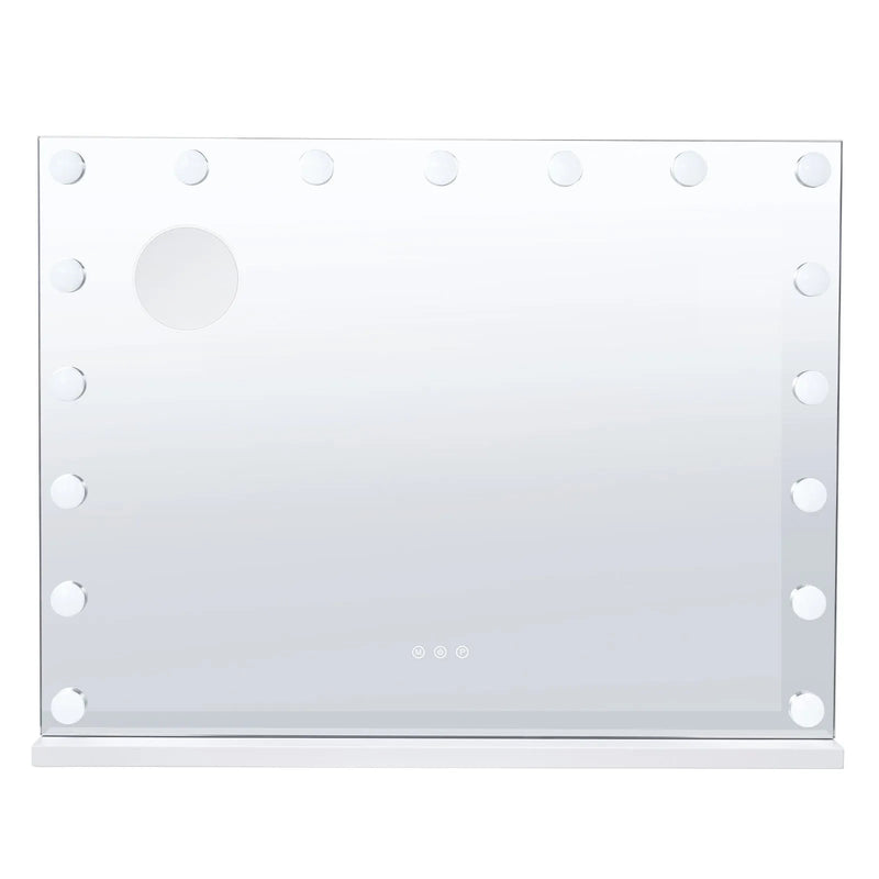 VEVOR Holivudas grima spogulis ar apgaismojumu un USB-C, galda vai sienas stiprinājums, 59,9 cm