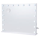 VEVOR Holivudas tualetes spogulis ar gaismām ar C тип USB galddatora sienas stiprinājumu, 80x60см