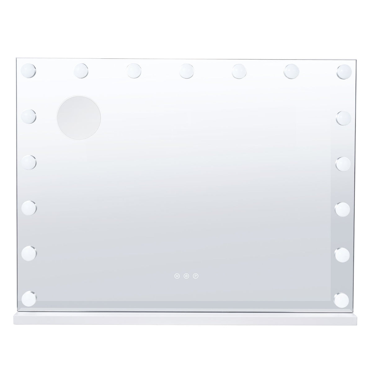 VEVOR Hollywood Toilet Mirror with Lights with USB Type-C Desktop Wall Mount, 80x60cm