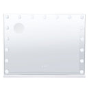 VEVOR Holivudas tualetes spogulis ar gaismām ar C тип USB galddatora sienas stiprinājumu, 80x60см