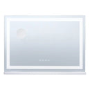 VEVOR grima spogulis ar apgaismojumu, 3 krāsu režīmiem, Bluetooth un USB, galda vai sienas stiprinājums, 55,1 cm