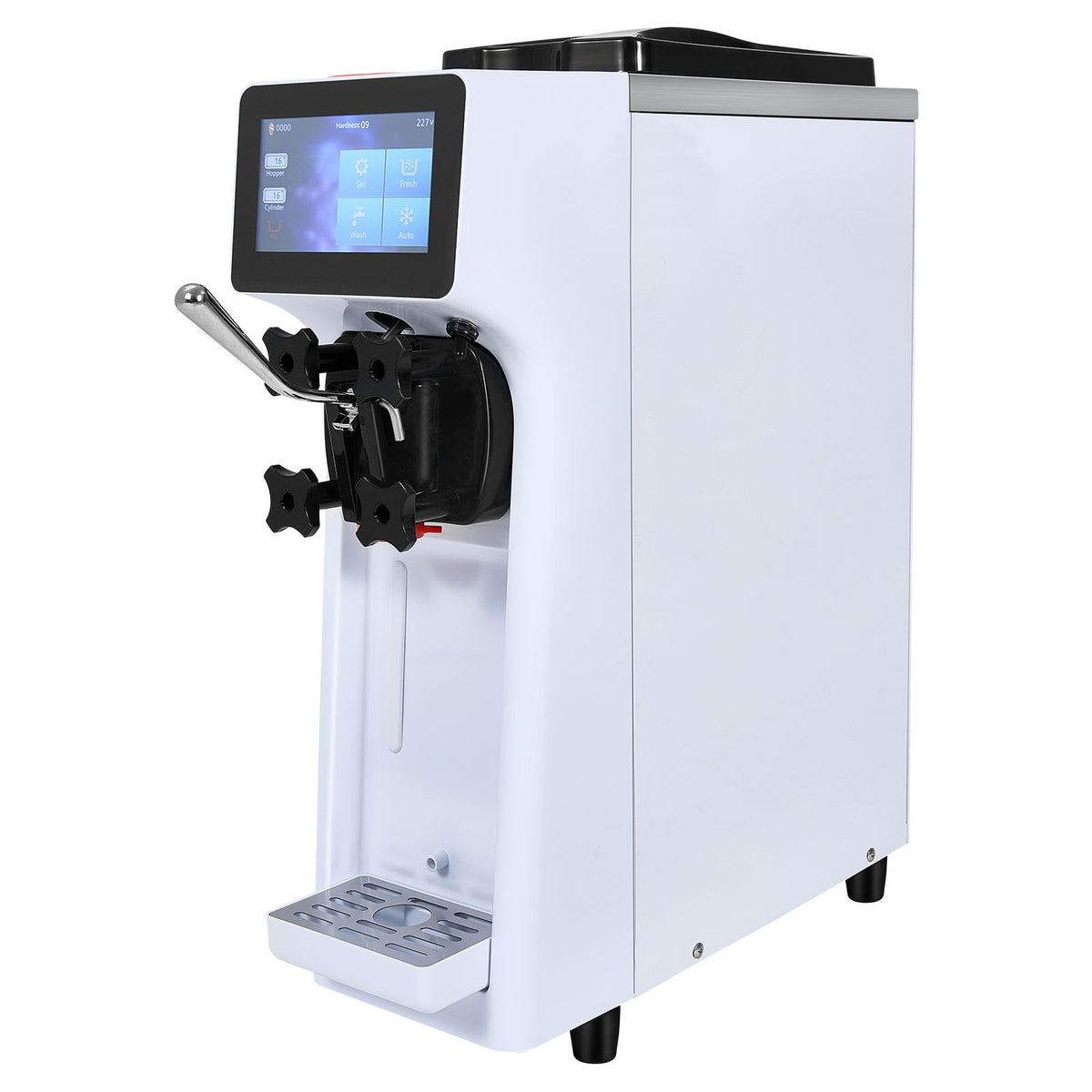 VEVOR Soft Ice Cream Machine 10 l/h, Single Flavour, Countertop Model