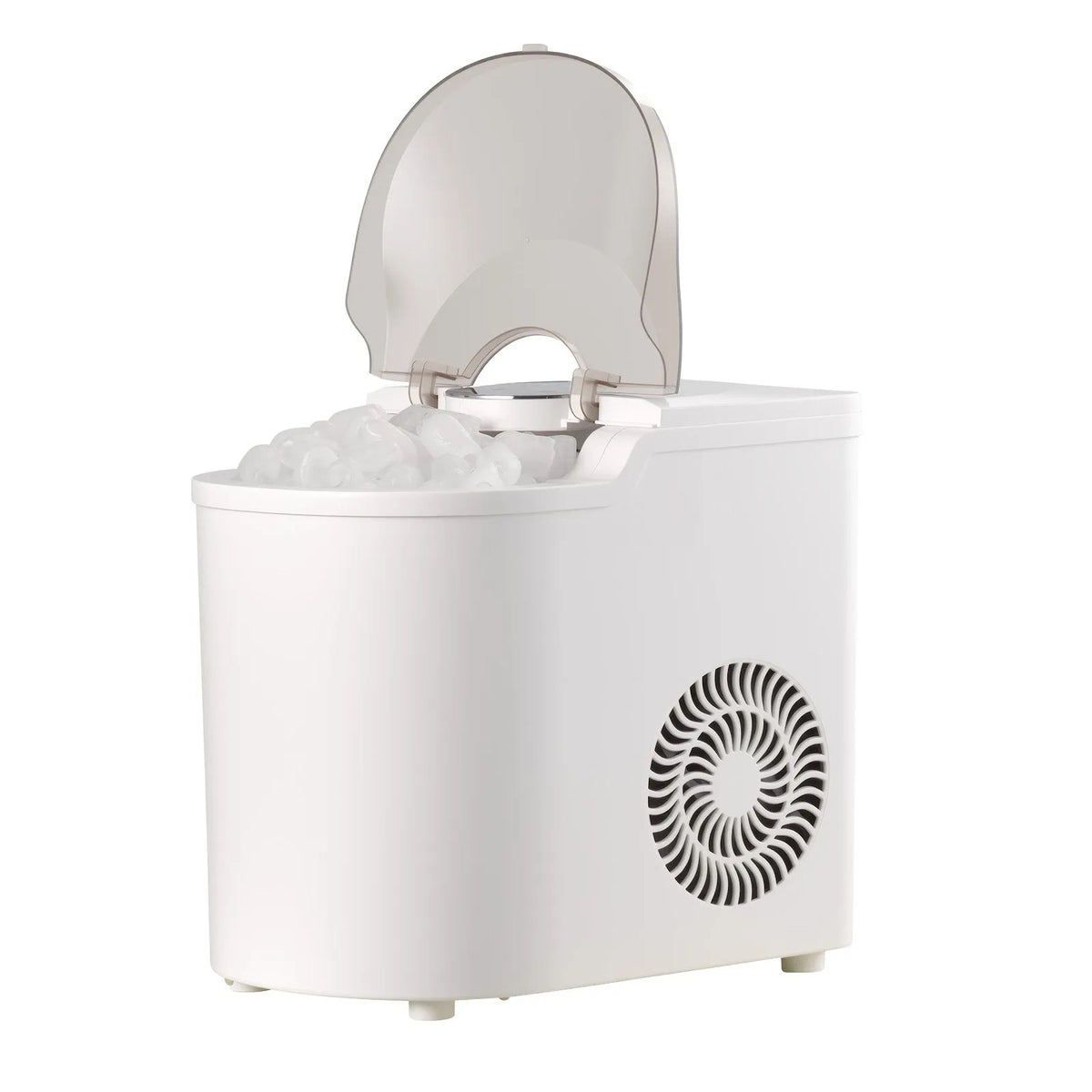 VEVOR Countertop Ice Maker 11.8 kg/24 h, 7 Bullet Ice Cubes in 6 Minutes, 2 Sizes, Self-Cleaning