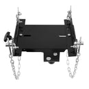 VEVOR transmisijas pacēlāja adapteris, celtspēja 500 kg, smagas slodzes tērauda adapteris automobiļu transmisiju pacelšanai, paredzēts grīdas domkratiem ar 30,48 mm noņemamu balsta asi, lietošanai garāžās un autoservisos