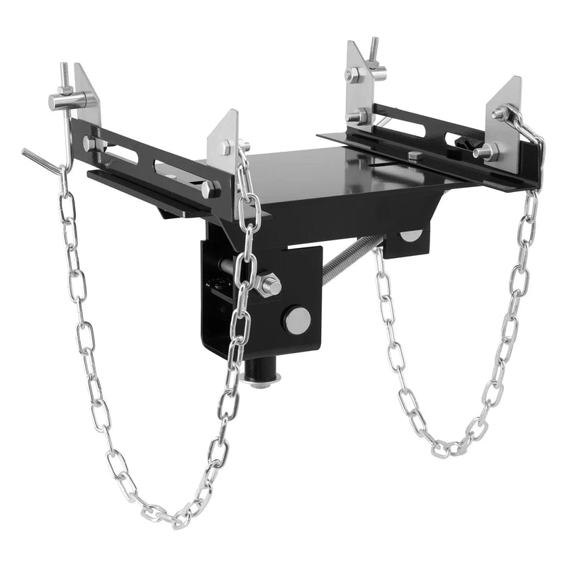 VEVOR transmisijas pacēlāja adapteris, celtspēja 500 kg, smagas slodzes tērauda adapteris automobiļu transmisiju pacelšanai, paredzēts grīdas domkratiem ar 30,48 mm noņemamu balsta asi, lietošanai garāžās un autoservisos