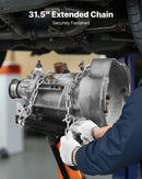 VEVOR transmisijas pacēlāja adapteris, celtspēja 500 kg, smagas slodzes tērauda adapteris automobiļu transmisiju pacelšanai, paredzēts grīdas domkratiem ar 30,48 mm noņemamu balsta asi, lietošanai garāžās un autoservisos