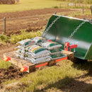 VEVOR palešu dakšas ar stiprinājumu, 907 kg celtspēja, 109 cm kopējais garums, smagās tehnikas ātrās stiprināšanas traktora dakšas frontālajam iekrāvējam, kausam un mini iekrāvējam, oranžas
