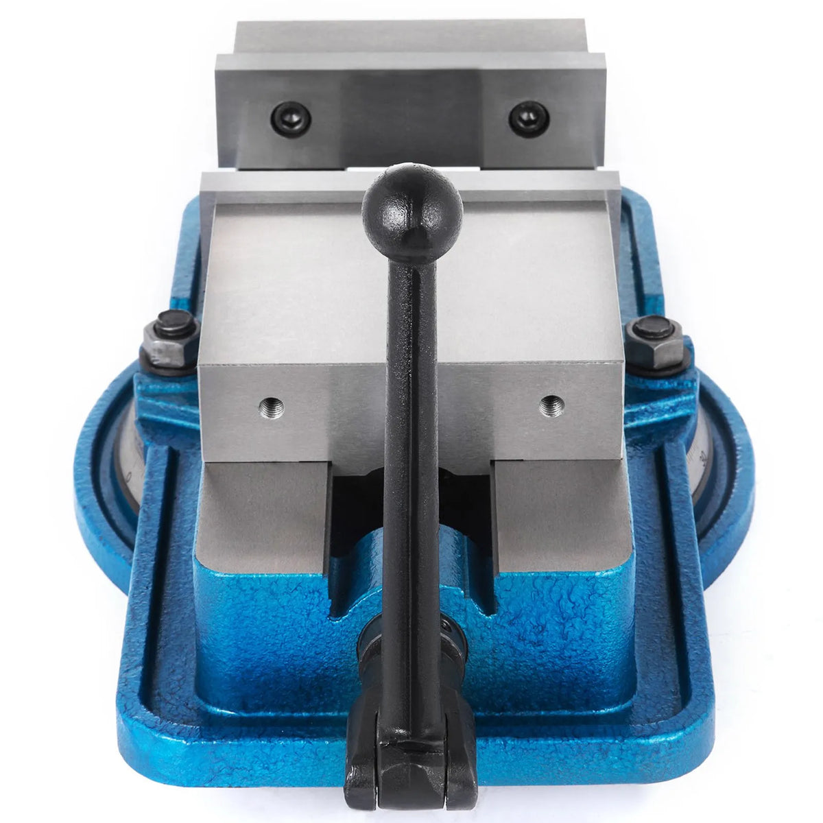VEVOR 80 mm smagās klases frēzēšanas skrūvspīles ar 360° grozāmu pamatni, augstas precizitātes galda skrūvspīles CNC iekārtām, 80 mm žokļu platums, frēzēšanas un urbšanas skrūvspīles precīzai detaļu apstrādei - ZEMLETES.LV