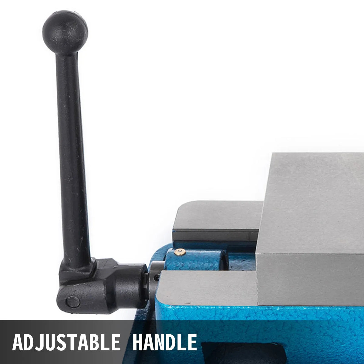 VEVOR 80 mm smagās klases frēzēšanas skrūvspīles ar 360° grozāmu pamatni, augstas precizitātes galda skrūvspīles CNC iekārtām, 80 mm žokļu platums, frēzēšanas un urbšanas skrūvspīles precīzai detaļu apstrādei - ZEMLETES.LV