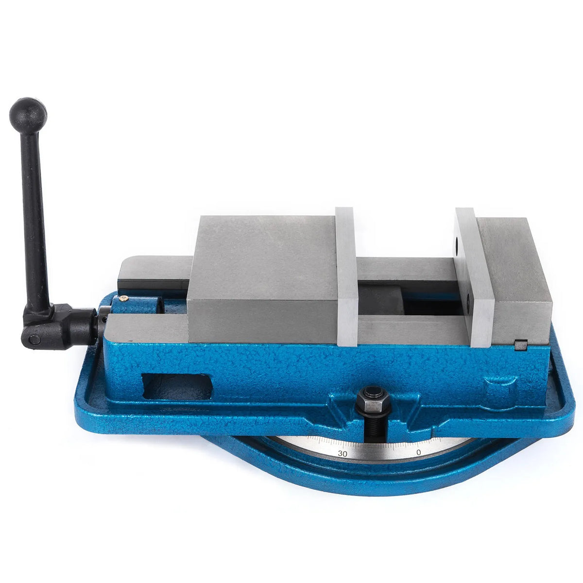 VEVOR 80 mm smagās klases frēzēšanas skrūvspīles ar 360° grozāmu pamatni, augstas precizitātes galda skrūvspīles CNC iekārtām, 80 mm žokļu platums, frēzēšanas un urbšanas skrūvspīles precīzai detaļu apstrādei - ZEMLETES.LV